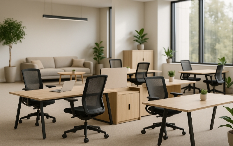2025'te Ofis Mobilyası Trendleri: Hibrit Çalışma Dünyasının Gereksinimleri