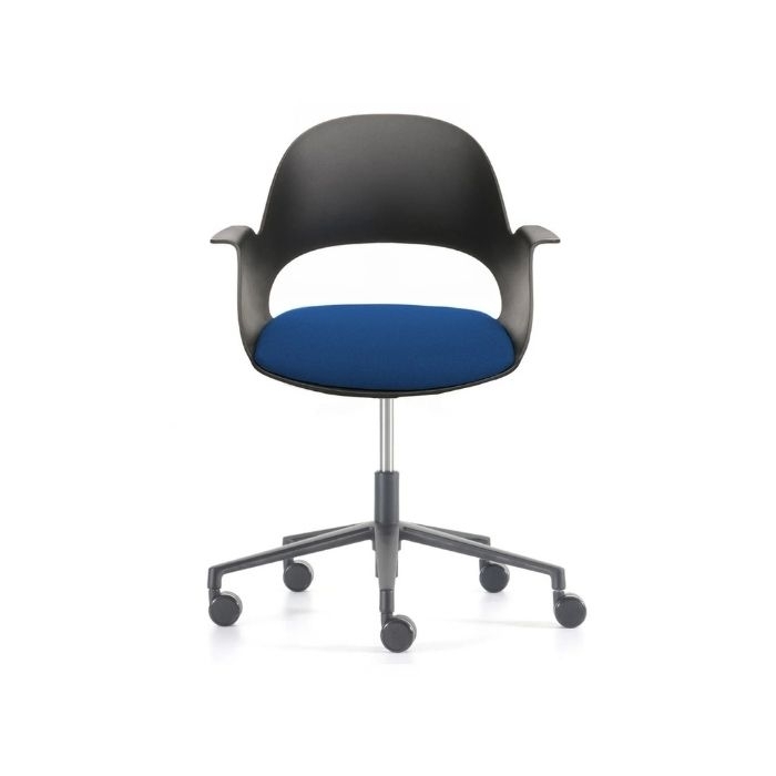 Alava Çalışma Sandalyesi - Beşli Yıldız Ayak - Siyah