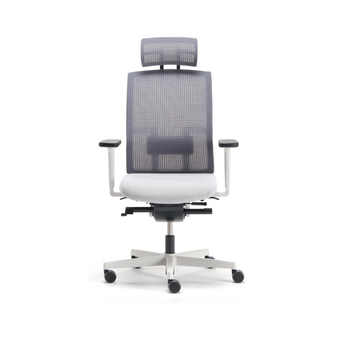 Me Too Çalışma Sandalyesi - Başlıklı - Gri 