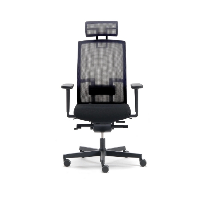 Me Too Çalışma Sandalyesi - Başlıklı - Siyah