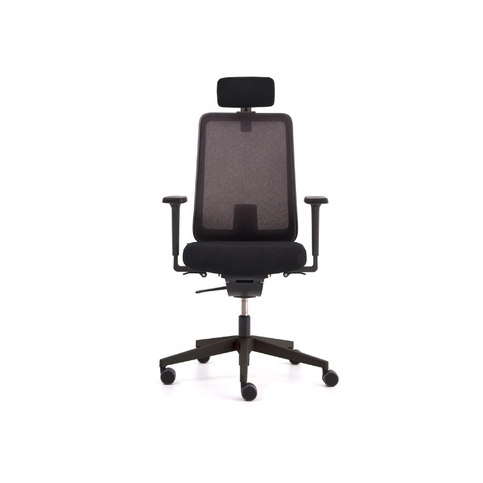 Mou Pro Dynamic Başlıklı Siyah Çalışma Sandalyesi