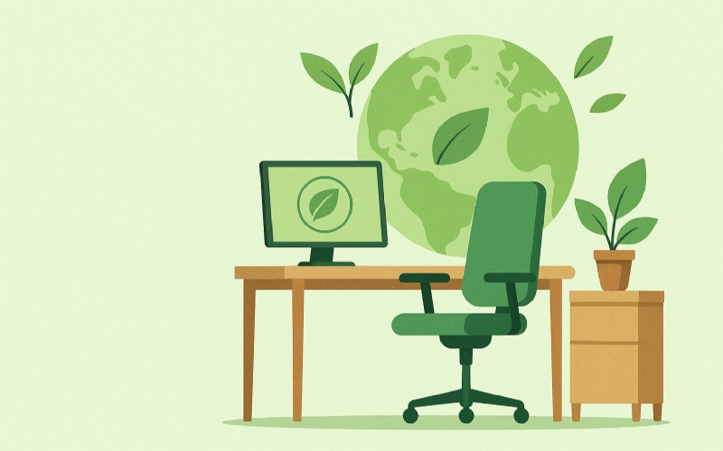 Sürdürülebilir Ofis Mobilyası | Çevre Dostu Seçenekler ve Faydaları